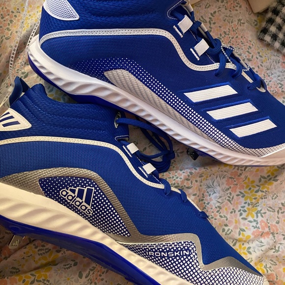 brand new with tags Adidas Icon 6 bounce Mid baseball cleats - Picture 6 of 7